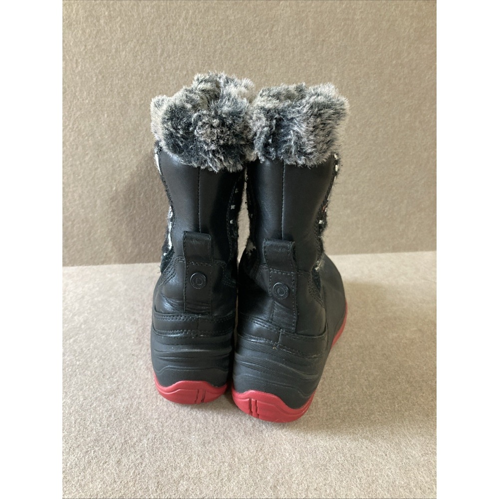 THE NORTH FACE Shellista Pull-On Boots Sz 6.5 Black Pink Snowboot Outdoor $135 - Picture 5 of 8